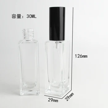 DHL Brezplačna dostava 30ml Prozorno Steklo ponovno napolniti Embalaža Steklenice lahko ponovno polnijo parfum spray steklenico razpršilo stekleničke parfuma