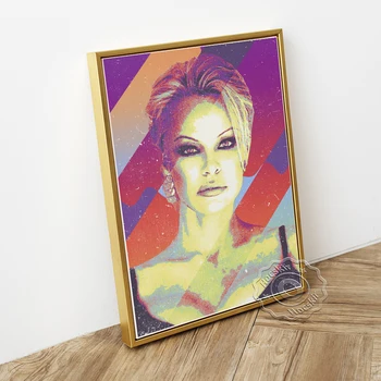 Pamela Anderson Modni Model Pokončni Plakat, Seksi Igralka Star Umetniške Grafike Doma Dekor, Elegantna Ženska Povzetek Steni Sliko Darilo