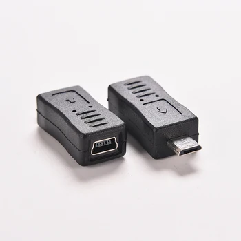 Micro USB Moški Mini USB Ženski Adapter Konektor Adapter Pretvornik za Mobilne Telefone, MP3