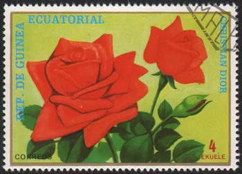 1Pcs/Set Gvineji-Bissau Post Znamk 1997 Cvetenja Vrtnic Uporabljajo po Označeni Poštnih Znamk za Zbiranje