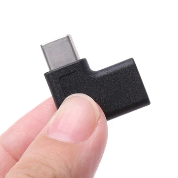 90 Stopinj pod pravim Kotom USB 3.1 Tip C Moški Ženski USB-C Prilagodilnik Pretvornika