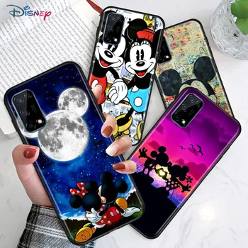 Disney Risanke, Animacije Minnie Mickey Mouse Za Huawei Honor X10 5G 10X 10i 10 9C 9, 9A 9i 9N 9X Pro 9 Lite Black Primeru Telefon