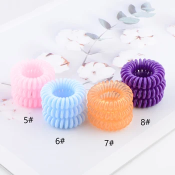 3boxes 3,5 cm Moda Srčkano Sladkarije Barve telefonsko linijo za lase gumi styling orodja pokrivala Brezplačna dostava