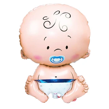 Srčkan Baby Obliko Napihljivi Balon Aluminijasto Folijo Balone Helija, Baby Tuš Rojstni Dekoracijo Praznovanje Dobave