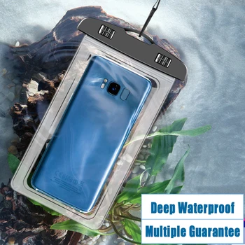 IP68 Univerzalno Nepremočljiva Telefon Primeru Vode, ki so Dokaz Vrečko Mobilne Kritje Za POCO x3 Redmi Samsung Xiaomi iPhone 12 11 Pro Max 8 7