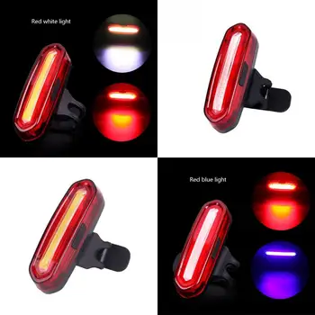 120 Lumnov Kolo Rep Luč, Luč COB LED USB Polnilne MTB Varnost Opozorilo Izposoja Zadnje Luči Izposoja Lučka za Kolo Accessorie