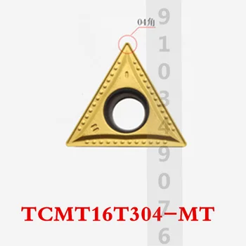 TCMT090204-MT/TCMT110204-MT/TCMT110208-HQ/TCMT16T304-MT/TCMT16T308-MT CNC karbida vložki Za Jeklo 10PCS/BOX