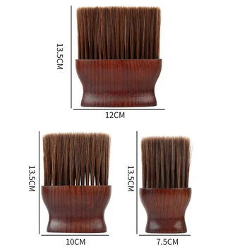 Frizerski Lase Rezanje Čopič Naravna Vlakna Hairbrush Leseni Ročaj Rezanje Kompleti prijazen do Kože