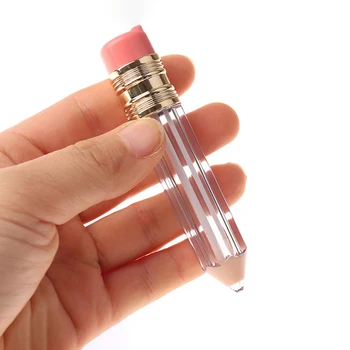 5PCS /veliko Praznih Lip Gloss Cev Posodo Jasno, Balzam za Ustnice Cevi Svinčnik Obliko Šminka Povratne Steklenice Vial Mini Kozmetični DIY