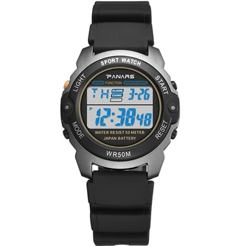 PANARS Šport Elektronski Watch Moških 5ATM Nepremočljiva Zapestje Gledati LED Digitalni Watch Vojaške Odštevanje Budilka Reloj Hombre