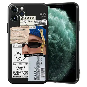 Črtna koda etiketi moda Primeru Telefon Za iPhone 12 11 Pro X XR XS MAX 7 8 6 Plus 5-IH SE mini silikonski zaščitni pokrov nazaj