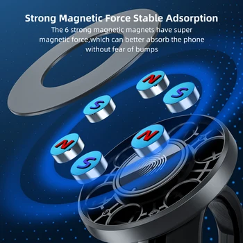 !ACCEZZ Magnetna Avto Nosilec za Telefon, nadzorna plošča GPS V Avtu Zraka Vent Magnet za Mobilni Telefon, držalo Za iPhone 13 12 11 Max Samsung Xiaomi