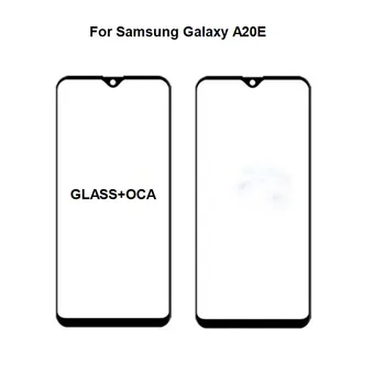 2 v 1 Zunanji Objektiv Za Samsung Galaxy A20E Sprednje Steklo Zaslona na Dotik Plošče LCD Zaslon Z OCA Lepilo SM-A202F/DS 2019 Visoke Kakovosti