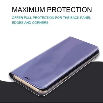 Ogledalo Primeru Telefon za Samsung Galaxy A02s EU A025 Coque A02s NAS A02 A022 Luksuzni Magnetni Usnja Flip Cover Couqe