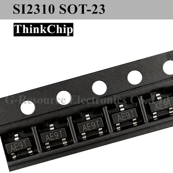 (100 kos) SI2310 AE9T 2310 SOT-23 MOSFET Tranzistor N Channe MOSFET NOVO izvirno