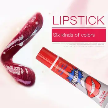 6 Barv, Peel Off Tekočino Šminka Nepremočljiva Dolgotrajno Ličila Solza Potegnite Gloss za Ustnice Kozmetika Gladko Vlažilec Masko za Ustnice A9X5