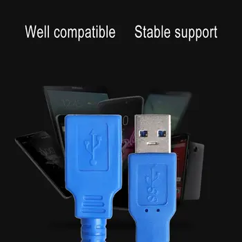 USB3.0 Podaljšek USB 3.0 Moški Ženski Podaljšanje Sinhronizacijo Podatkov Kabel Kabel Podaljša Priključek Kabel za Laptop PC Igralec z Miško