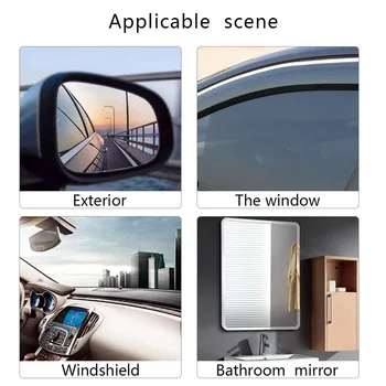 2Pcs Avto Vzvratno Ogledalo Zaščitno folijo Anti Meglo Okno Ultra Clear Rainproof Rearview Mirror Zaščitno Mehko Film Auto Dodatki