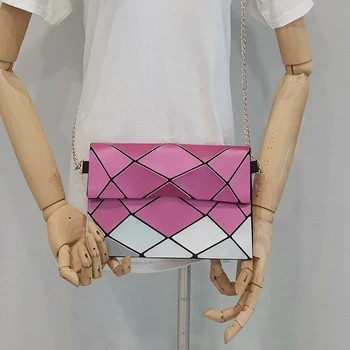 Geometrijske corssbody vrečko modi messenger bag za ženske