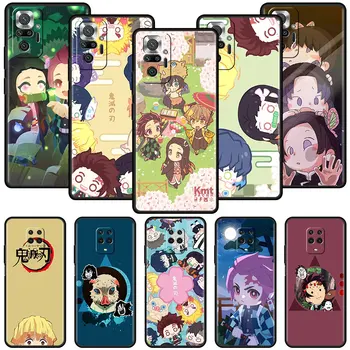 Tpu Ohišje Za Xiami Poco X3 NFC M3 F1, F3 M4 Pro Mehko Telefon Kritje za Moj 11 Lite 10T 11T Pro Opomba 10 Funda Anime Demon Slayer Capa