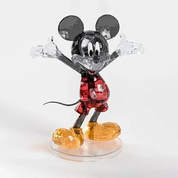 Disney Mickey Mouse Kristalno Kot Bloki Risanka Diy Model Minnie Donald Stavbe Opeka Številke Okraski, Igrače, Darila za Otroke