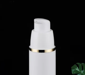 30 ml belega brezzračnim vakuumske črpalke losjon steklenico ZLATO črto losjona emulzija serum za oči bistvo tekočo podlago kompleks okrevanje