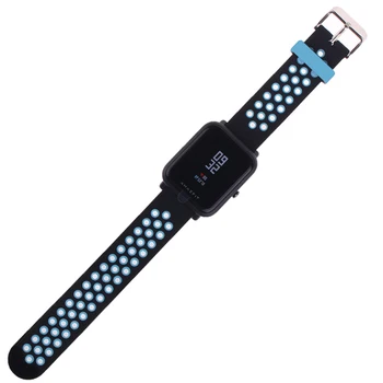 Klasičen modni športni silikonsko zapestnico proso za huami Amazfit Bip BITNA HITROST Lite mladi pametno uro s zamenjava 20 mm