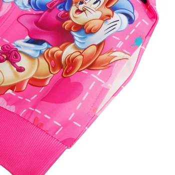 2021 Disney Novo Pomlad Jesen Otroci Oblačila Fantje Dekleta Mickey mouse (Miška Minnie Tiskanja Zadrgo Hoodie Jakna 3-8Years Plašč Outwear