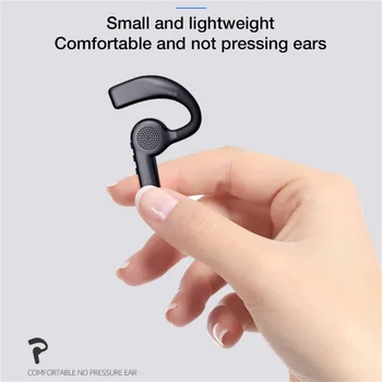 Uho-Kavelj Športne Slušalke Brezžične Eno Uho Avto Čepkov Podjetja Bluetooth Zmanjšanje Hrupa Slušalke Stereo Z Mikrofonom Slušalke