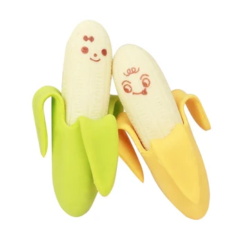 2-10 Kos Majhne Gume Radirka Otrok Srčkan Simulacije Banana Peeling Radirka Tiskovine Študent Radirka Šoli Darilo Nagrado