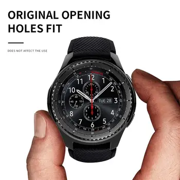 Zaščitni ovitek Za Samsung Galaxy Watch 46mm 42mm Primeru Zaščitnik Okvir Zajema Mehko TPU Lupini Za Samsung Smart Watch 46mm/42mm