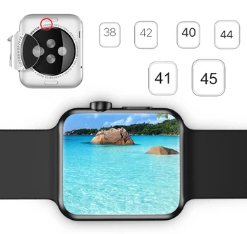 Full Screen Protector za Apple Gledati Serije 7 6 SE 5 4 za Iwatch 45mm 41mm 42mm 40 mm 38 mm Jasno, Mehko Film Gledati Dodatki