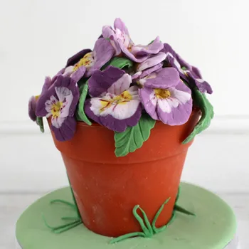 Aouke Tricolor Violet Fondat Silikonski Kalup DIY Torto Okoliških Plesni Suho Pez Gumijaste Plesni