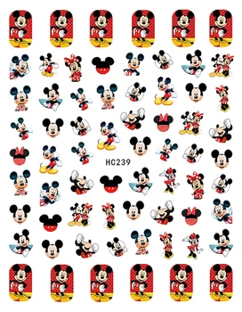 Disney Nohtov Drsnik Nalepke za Nohte Risanka Nalepke Mickey, Donald Duffy Ročno DIY Nail Art Dekorativni Nail Art Deli