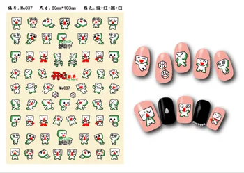 Mahjong Nohte, Nalepke 2022 Novo Leto Model Mahjong Fortune Nail Art okraski Nalepke Nohtov Salon, Posebne Nalepke Orodje Set 5PC