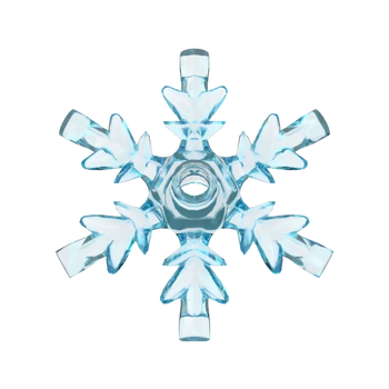 10Pcs MOC Deli 42409 53972 x789 Snežinka 4 x 4 Led Kristal Združljiv Opeke DIY gradniki Delcev Otrok Možganov Igrača Darilo