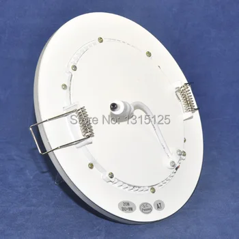 20W Krog LED Plošča Light / Akril Vgradne Stropne Plošče Down Light Svetilka Cool White Brezplačna Dostava