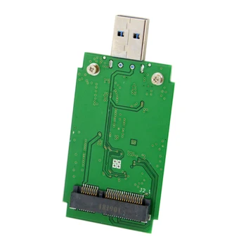 CYSM Mini PCI-E mSATA, da USB 3.0 Zunanji SSD PCBA Conveter vmesniško Kartico z Komore