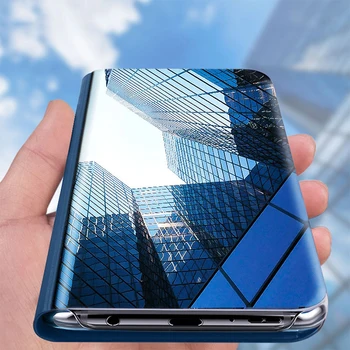 Ogledalo Za Samsung Galaxy S10 S8 S9 Plus Opomba 10 8 9 Plus S7 S6 A3 A5 A7 2017 J6 A9 2018 A30 A40 A50 A70 Flip Primeru Telefon