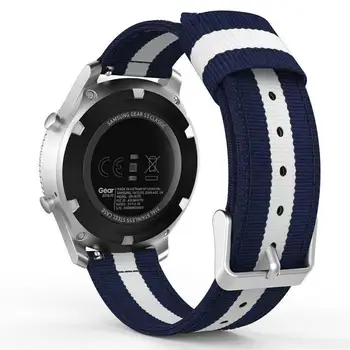 Najlon trak za Samsung Galaxy Watch 3 46mm/Aktivna 2/Huawei watch GT2/Amazfit GTR Udobno zapestnica trak za 22 mm 20 mm band