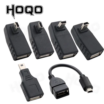 Mini USB za Ženski Usb OTG Adapter Mini USB Moški na USB Ženski Pretvornik Priključek Prenos Podatkov Sinhronizacija za Avto, AUX, MP3 MP4 U-Disk