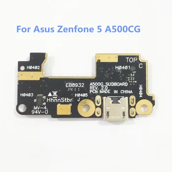 1PCS Za ASUS Zenfone 5 A500CG T00J T00F Micro USB za Polnjenje, Polnilnik Vrata Dock Priključek Flex Kabel z Mikrofonom Modul