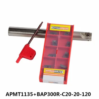 BAP-300R-C20-20-120 s 10pcs APMT1135 DOLŽINA 120 Rezkanje orodje imetnik obraz mlin za cnc rezkalni stroj za vstavljanje APMT1135