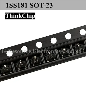 (100 kozarcev) 1SS181 SOT-23 SMD Preklapljanje Diode Tranzistor (Ce A3)