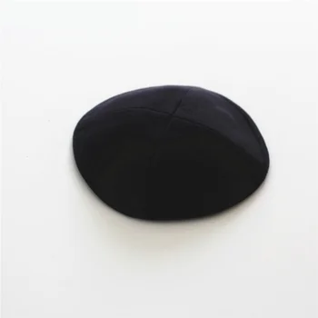 Črna Kippah Judovske Trdnih Visoko Kakovost beanie klobuk 16 cm Kipot Kippot Judovske Skp