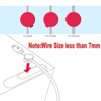 Oppselve Visoke Kakovosti Magnetni Kabel Navijalec Silikonski Kabel USB Organizator Žice Kabel Namizno Držalo Datum Kabel za Polnjenje, ki je Urejeno Posnetek