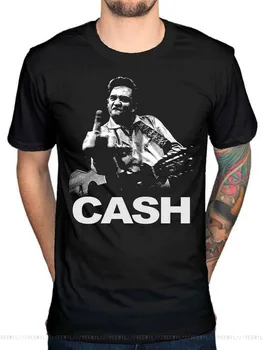Johnny Cash sredinec T-Shirt Heavy Metal Rock Band Velikost M-3XL TEE Shirt Hitra Dostava Smešno Vrhovi