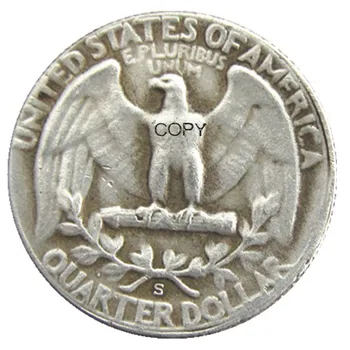 NAS 1946P/D/S Washington Četrtletju Silver Plated Kopija Kovanca