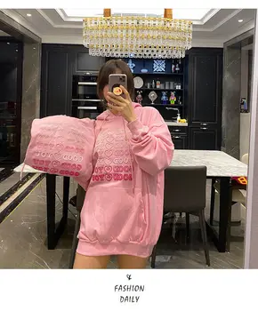 2021 novo dobro za vas, ulične majica zimskih oblačil žensk prevelik harajuku hoodie ženske dolg rokav korejskem slogu vrhovi