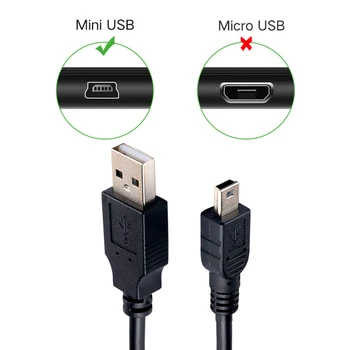 Mini USB 2.0 Kabel 5Pin Mini USB na USB Hitro Podatki Kabli, Polnilec za MP3, MP4 Predvajalnik Avto DVR GPS, Digitalni Fotoaparat, HDD Smart TV
